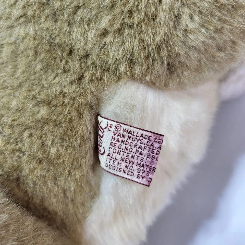 Vintage 1983 Avanti 18" African Lion Cub Stuffed Plush Cat‎ Toy Hand crafted - Picture 8 of 10